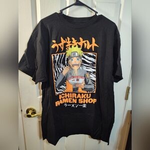 Ichiraku Ramen Shop Black Graphic Tee